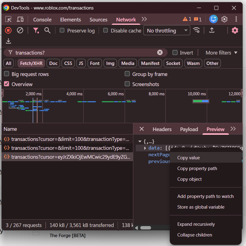 Next Page dan ambil data terbaru